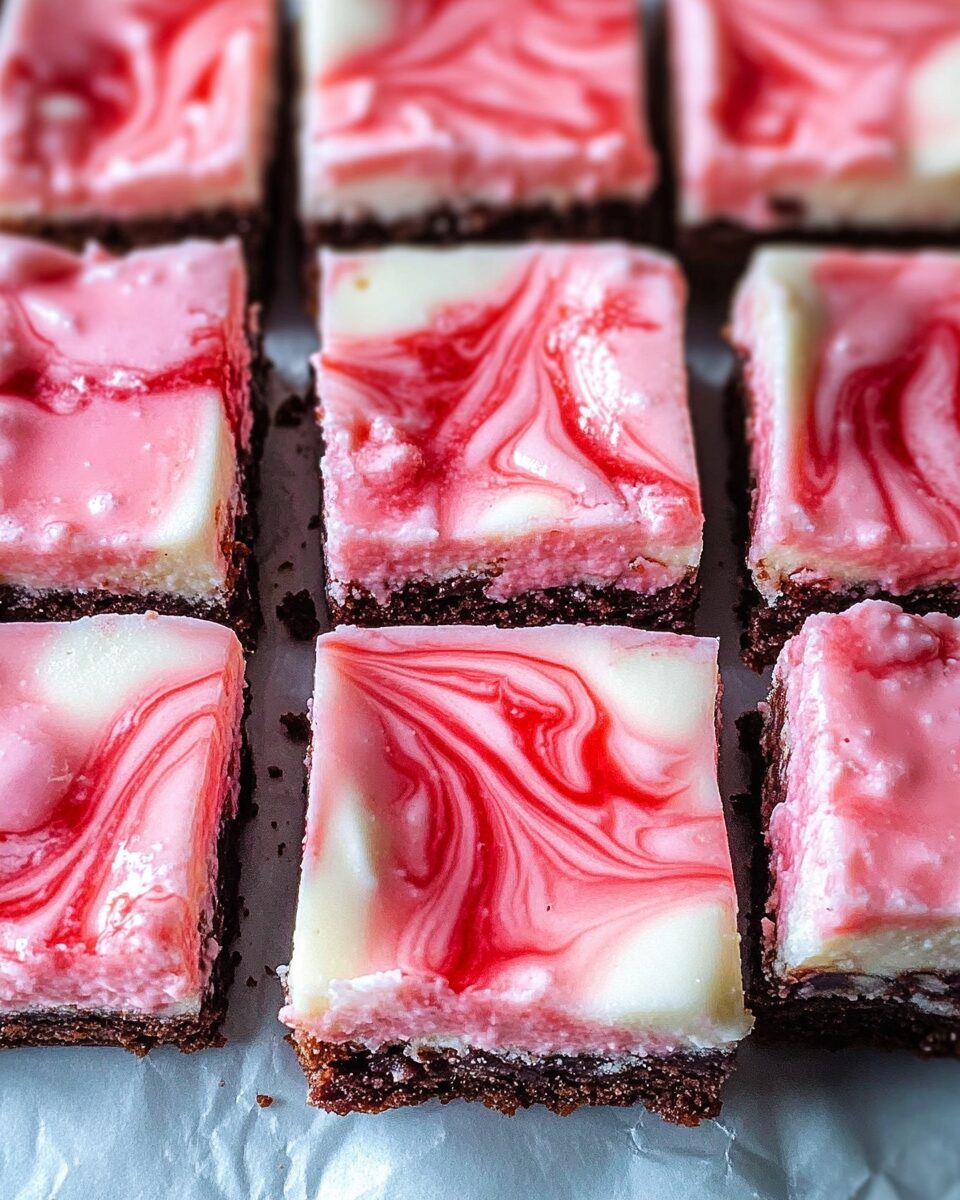 Strawberry Cheesecake Brownies