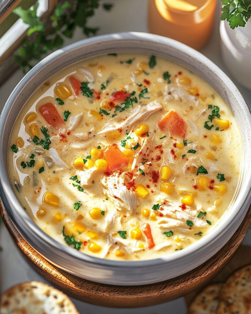 Easy Chicken and Corn Chowder