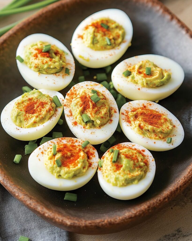 Avocado Deviled Eggs
