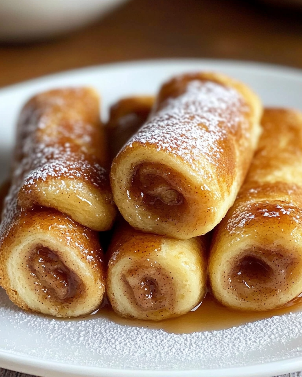 Cinnamon Roll French Toast Roll-Ups
