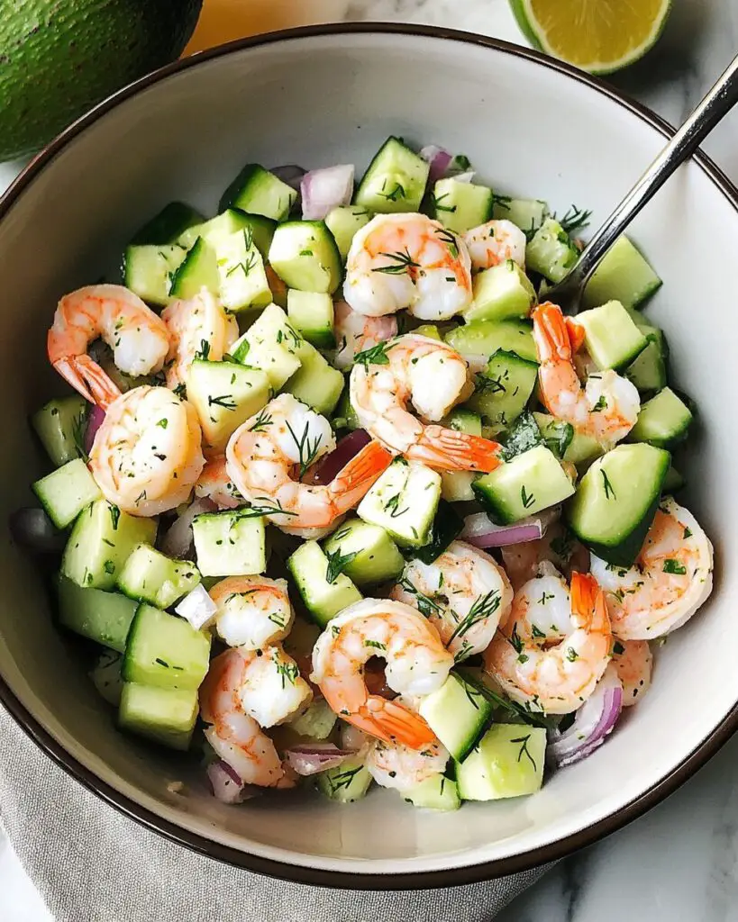 Cucumber Shrimp Salad
