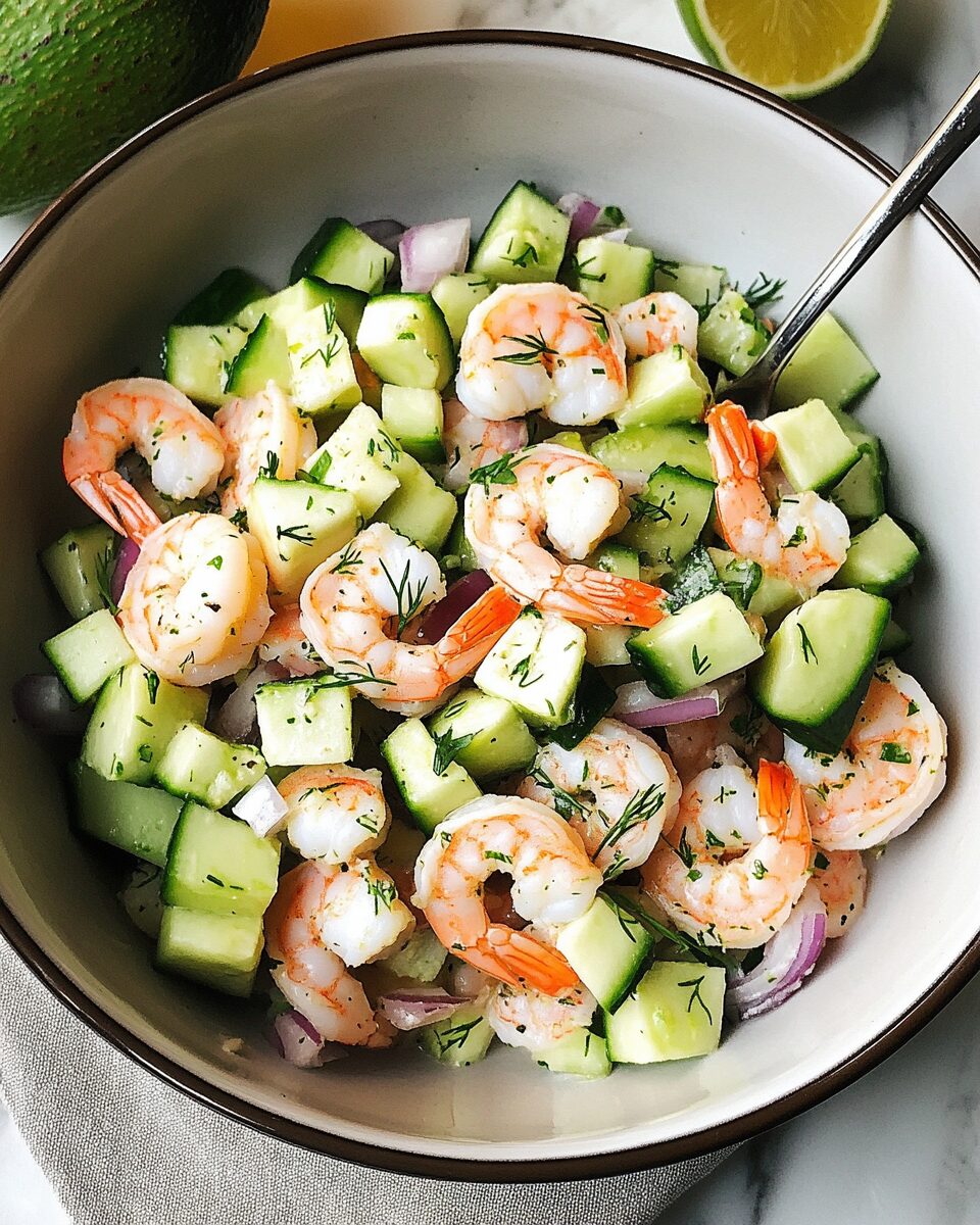 Cucumber Shrimp Salad