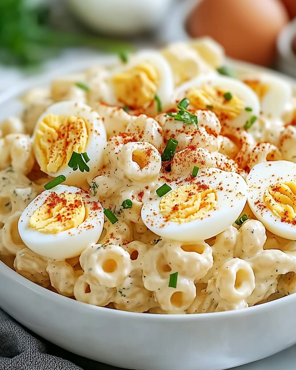 Deviled Egg Pasta Salad
