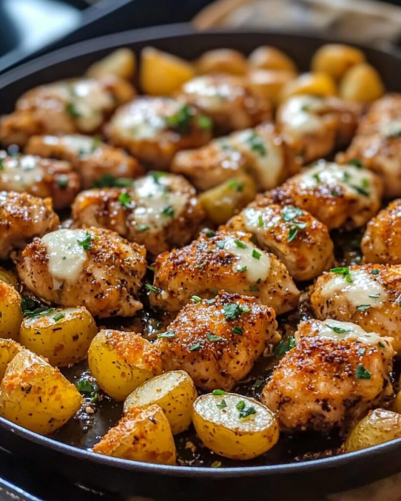 Garlic Parmesan Chicken and Potatoes