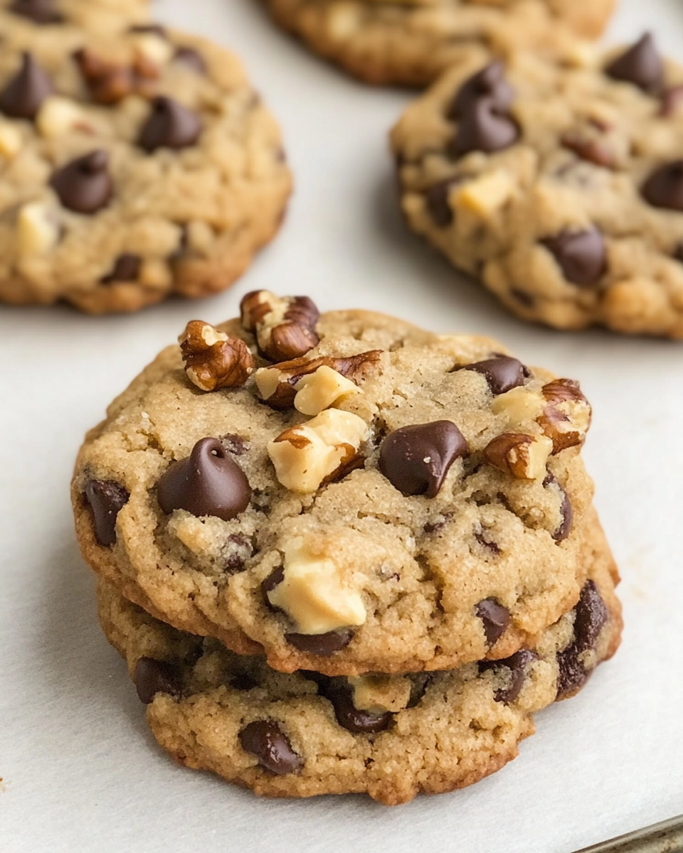 Grain-Free Chocolate Chip Cookies with Walnuts
