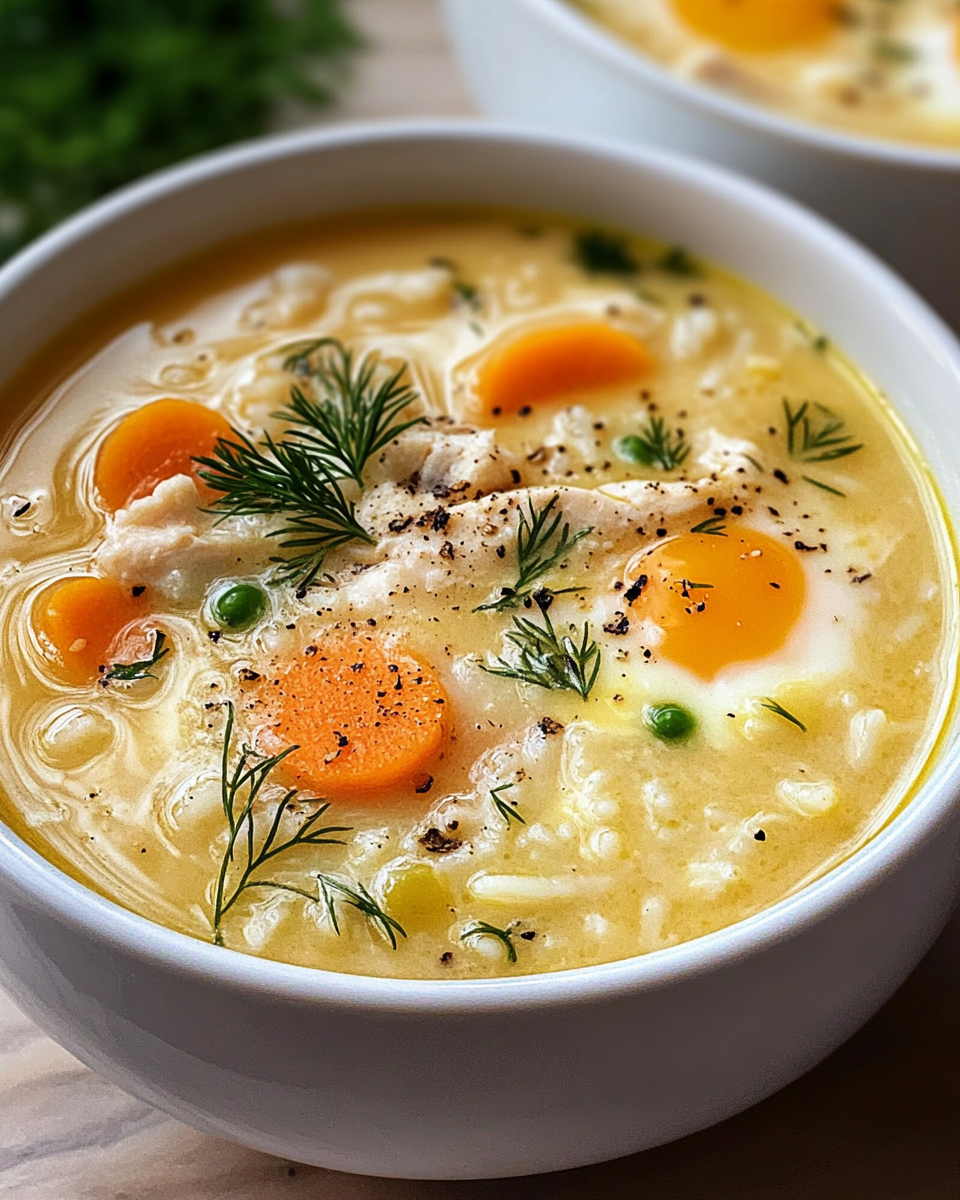 Greek Lemon Chicken Soup
