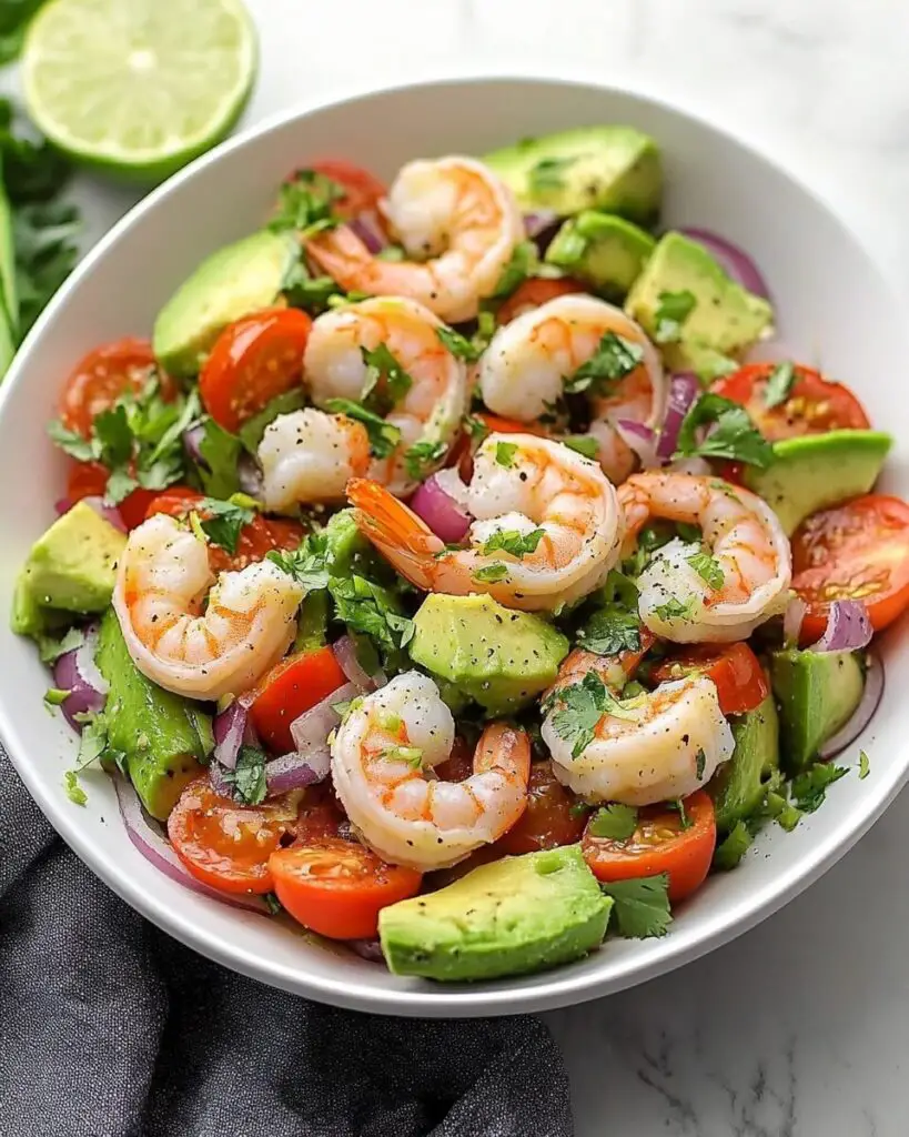 Shrimp Avocado Summer Salad