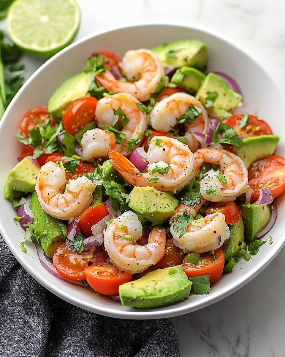Shrimp Avocado Summer Salad