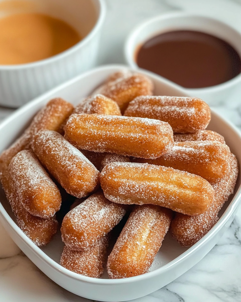 Sweet Air Fryer Churro Bites