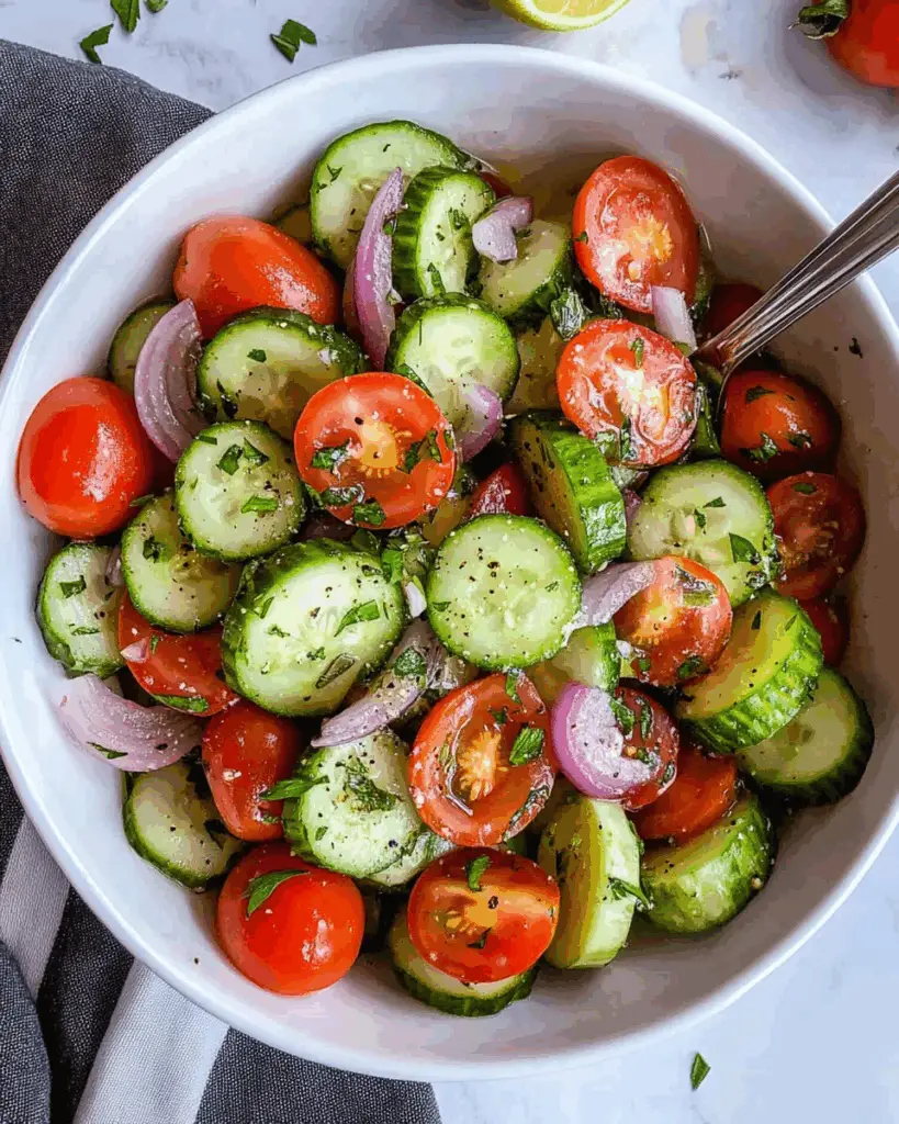 Cucumber Tomato Salad