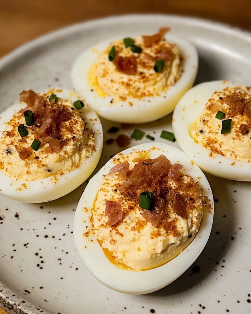 Carbonara Deviled Eggs