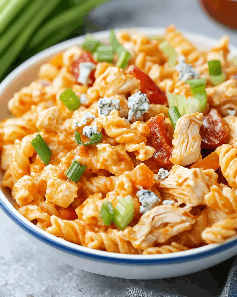Buffalo Chicken Pasta Salad