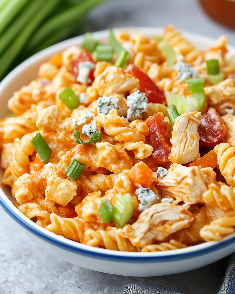 Buffalo Chicken Pasta Salad