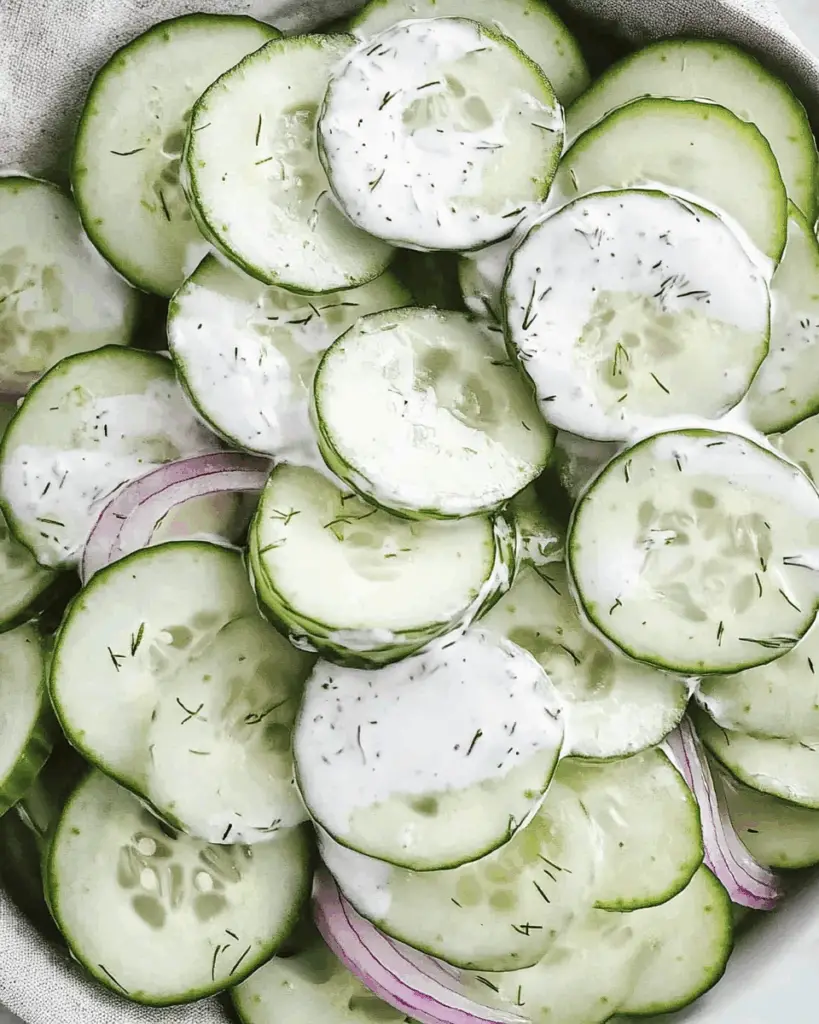 Creamy Cucumber Salad