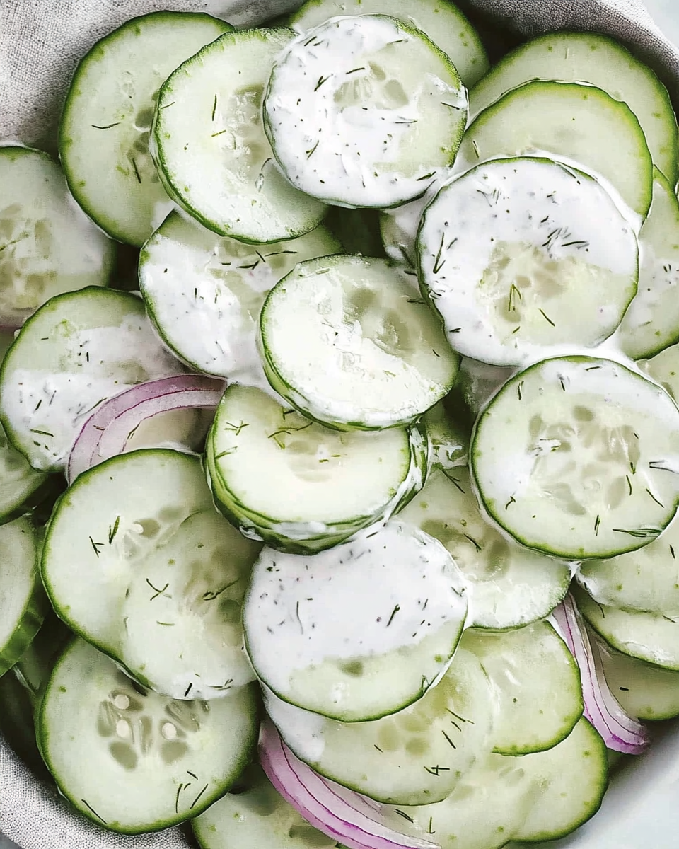 Creamy Cucumber Salad