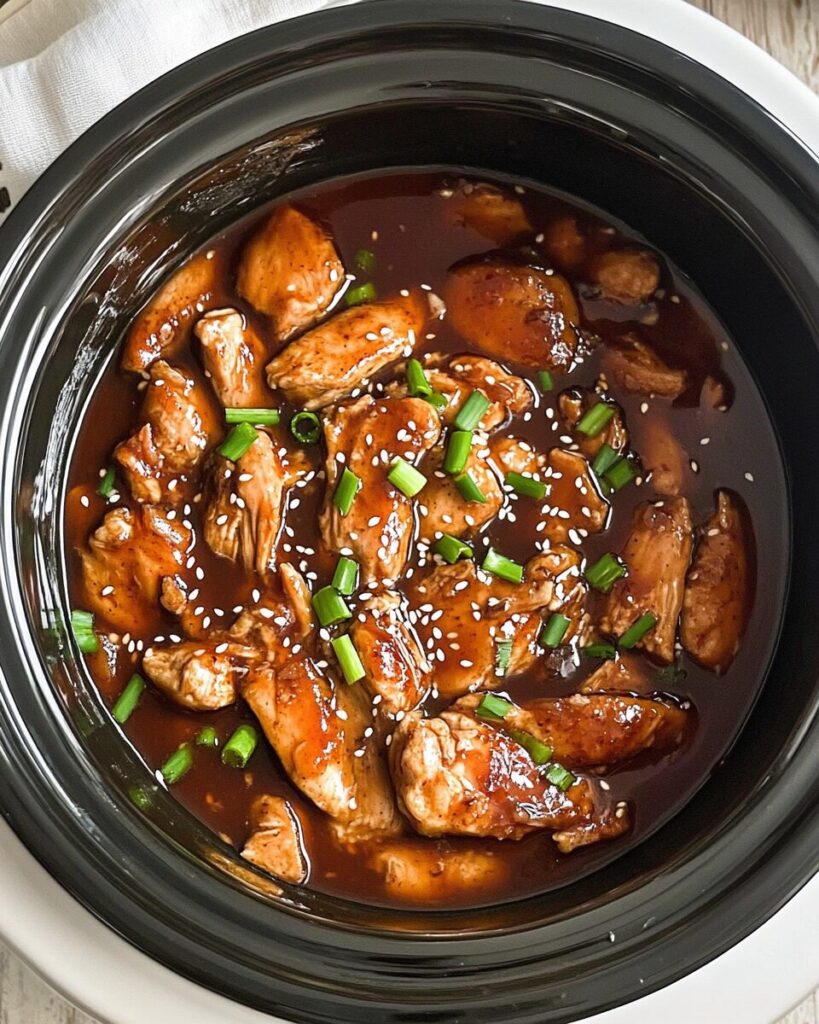 Crock Pot Bourbon Chicken