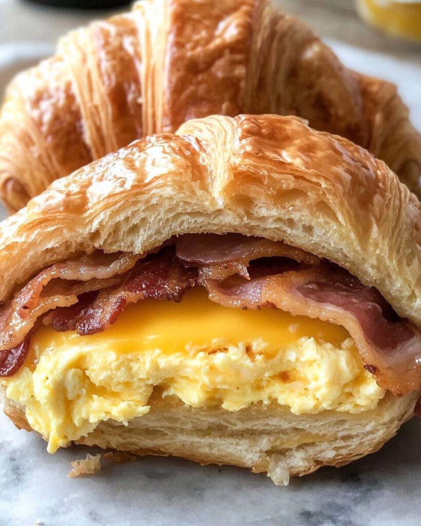 Croissant Breakfast Sandwiches