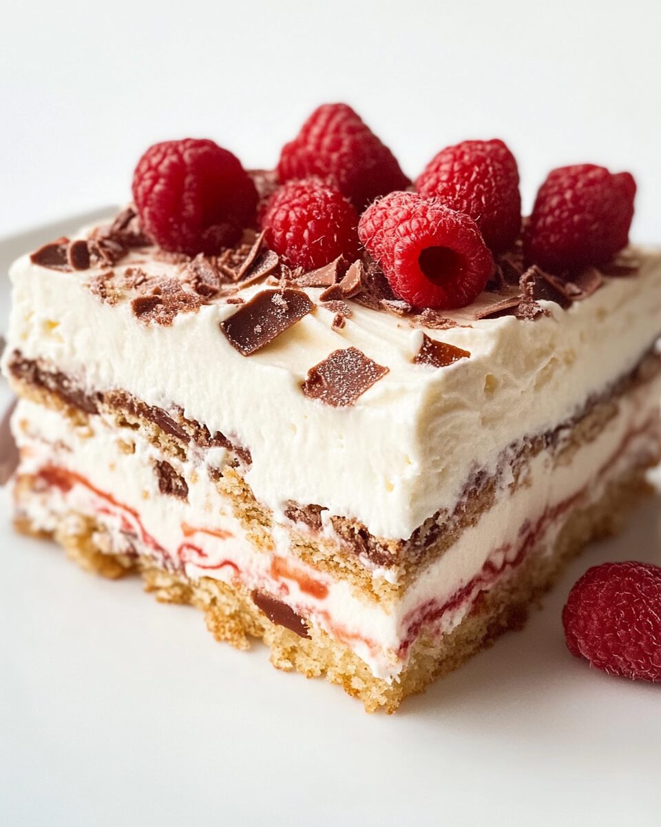 Chocolate Strawberry Icebox Cake