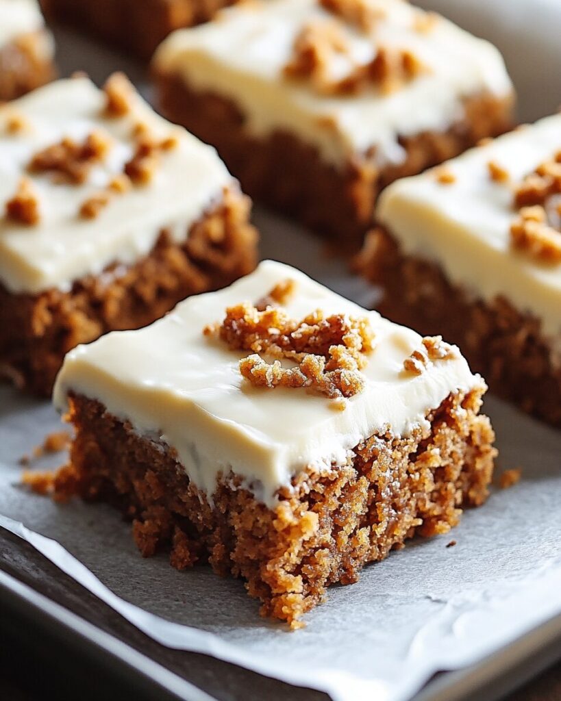 Decadent Carrot Cake Bars with Cream Cheese Frosting