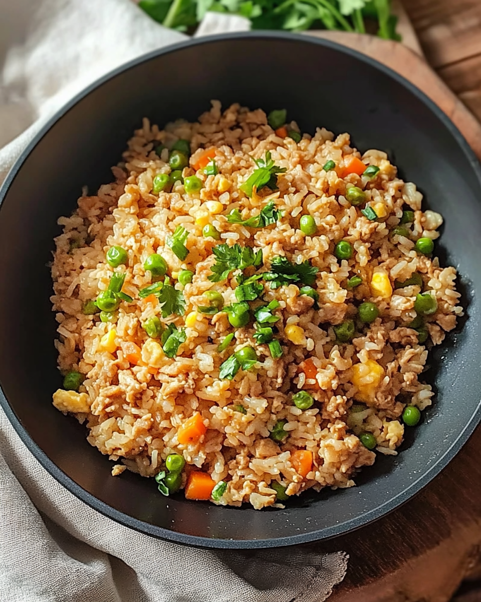 Ground Chicken Fried Rice