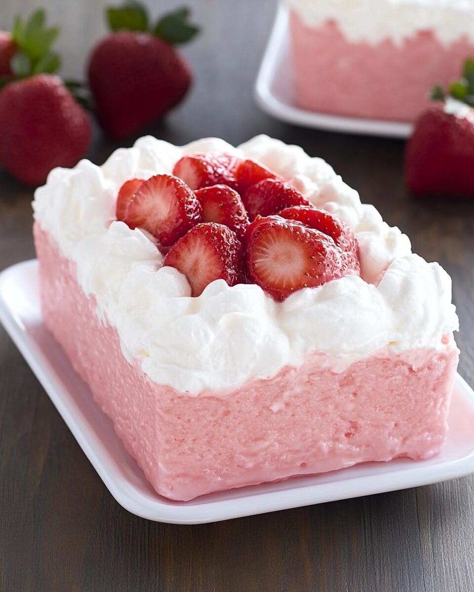 Strawberry Cloud Cake