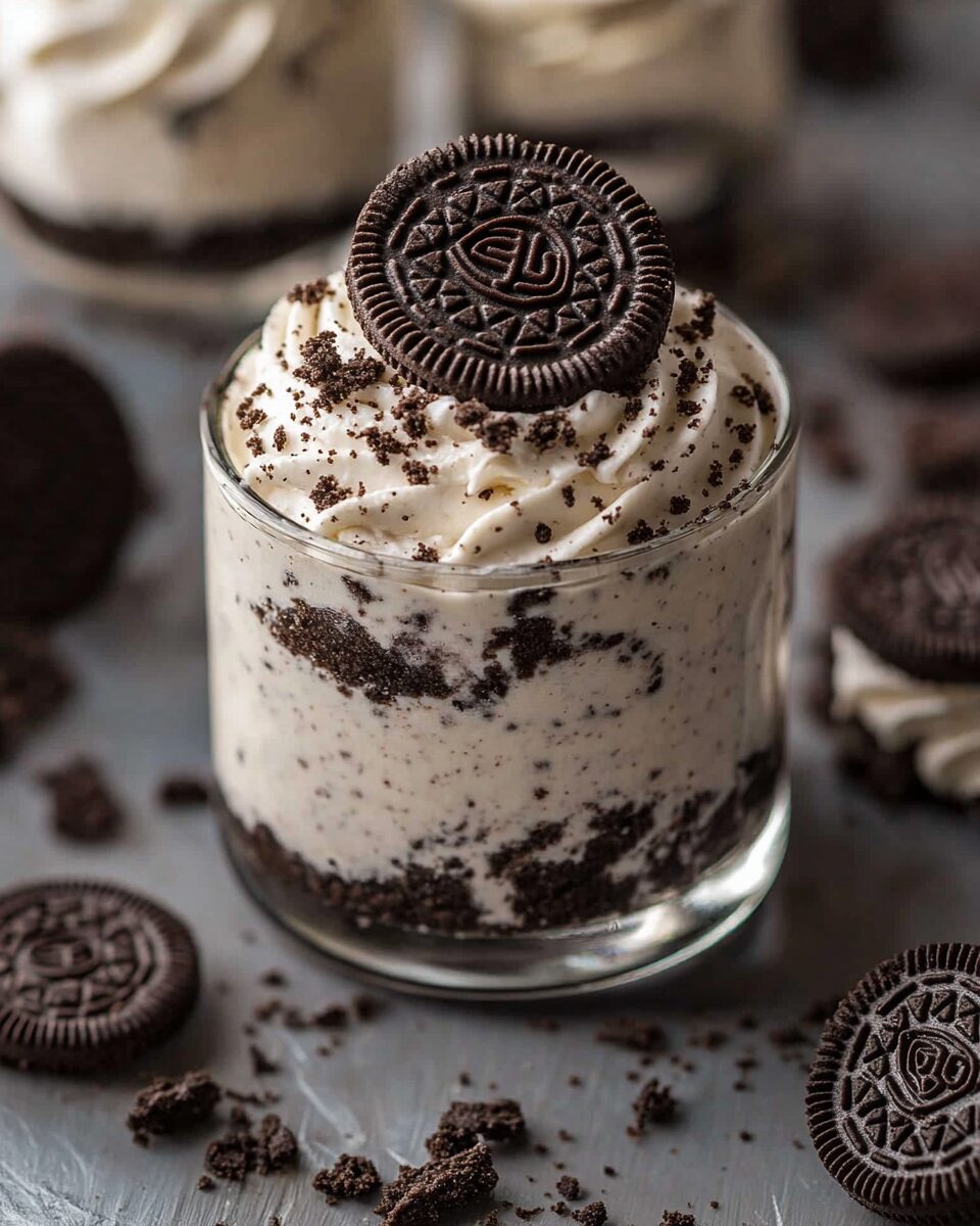 Cookies and Cream Cheesecake Cups