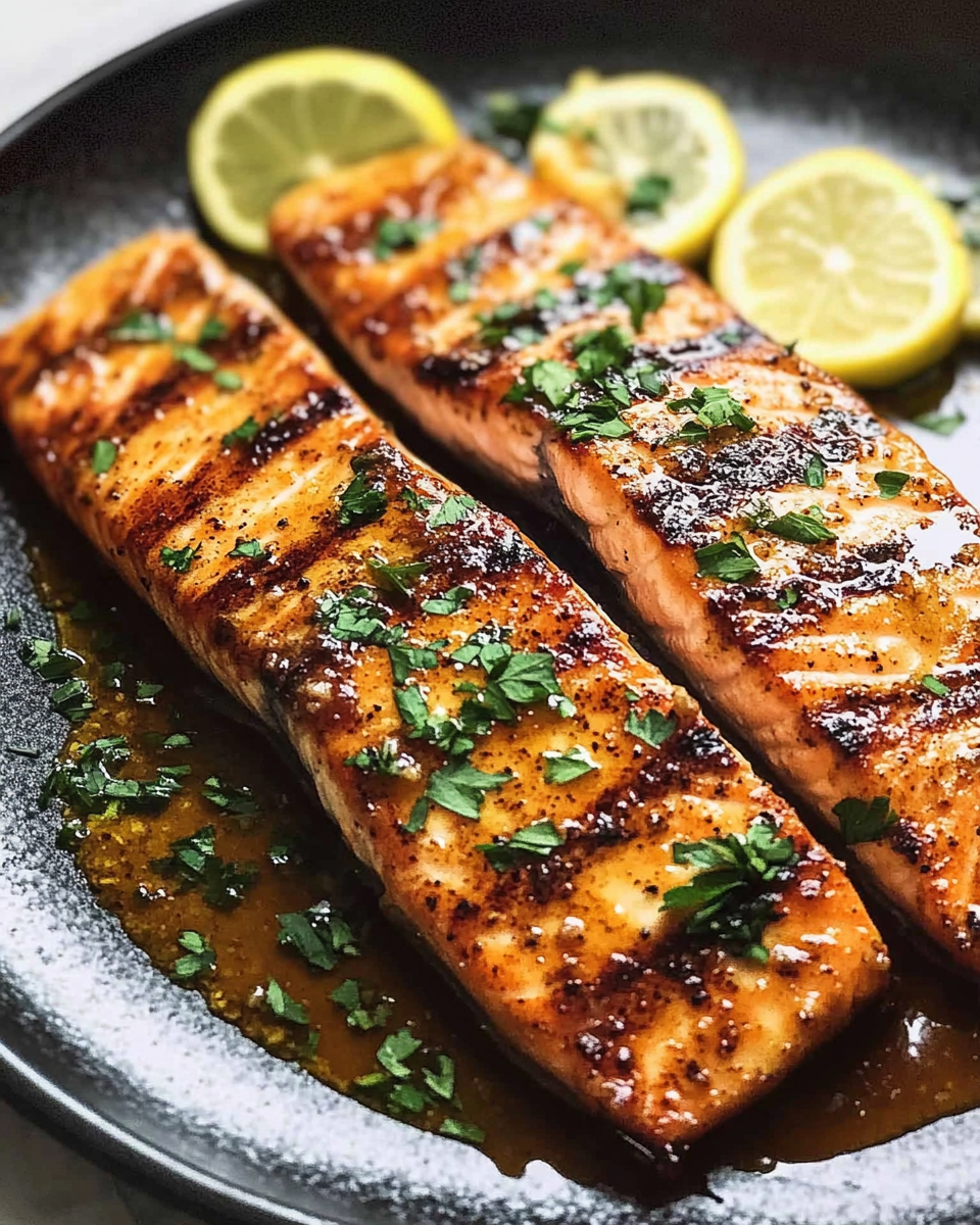 Cajun Honey Butter Grilled Salmon