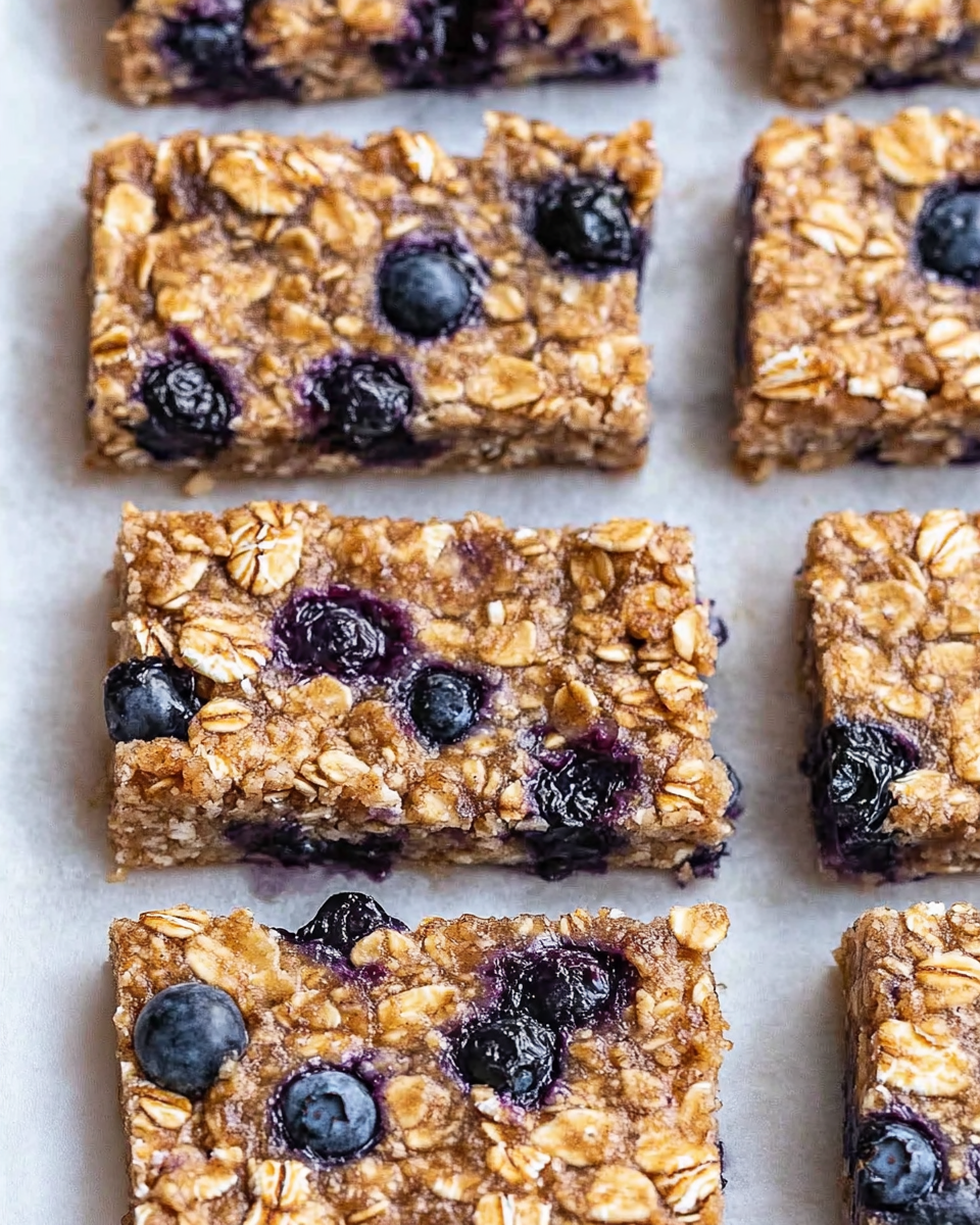 Blueberry Oatmeal Breakfast Bars
