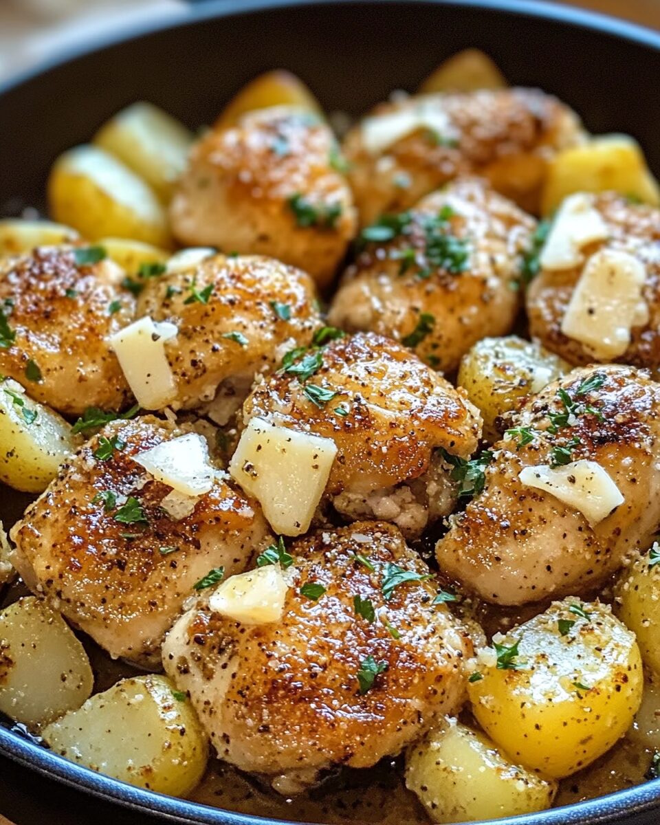 Garlic Parmesan Chicken and Potatoes