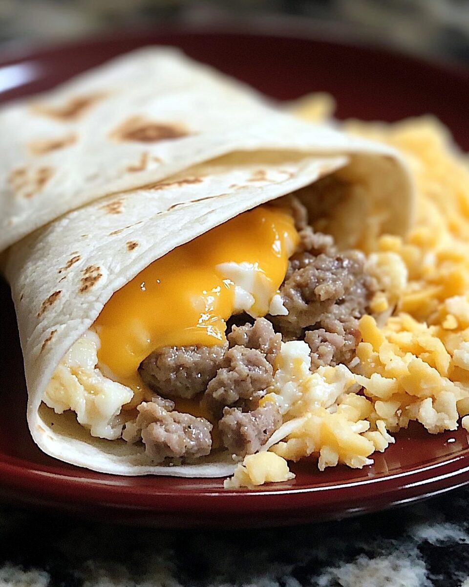 Freezer Breakfast Burritos
