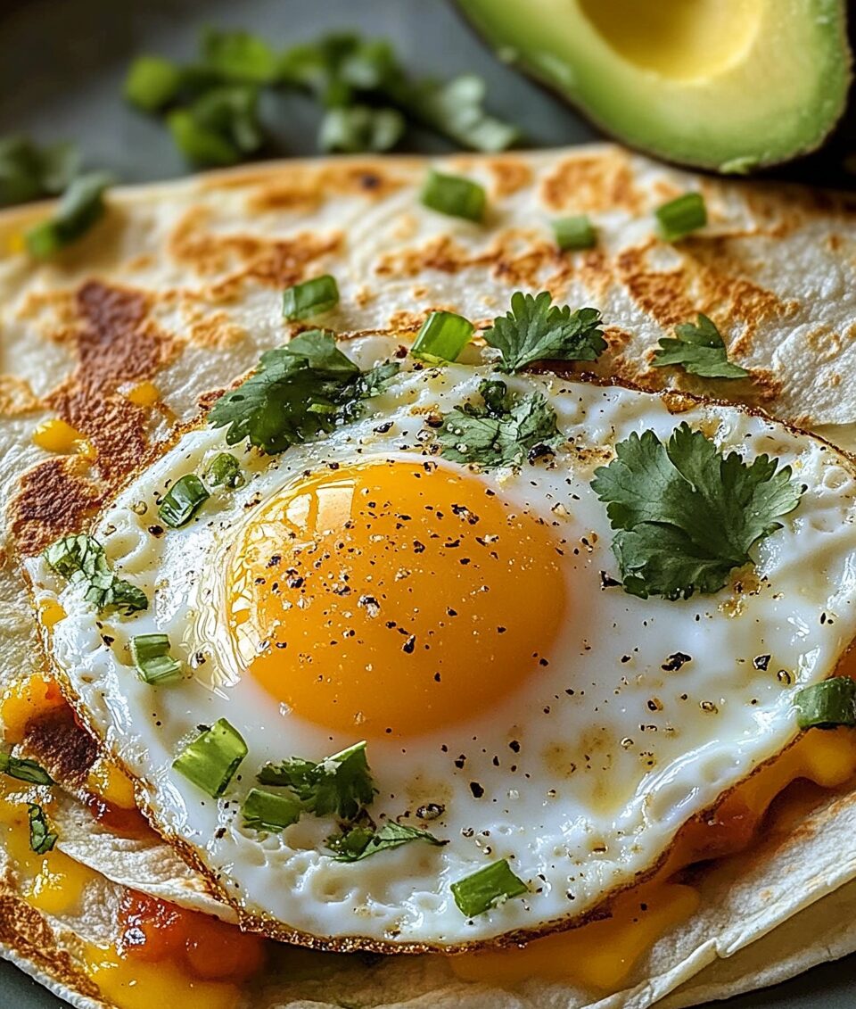 Fried Egg Quesadilla