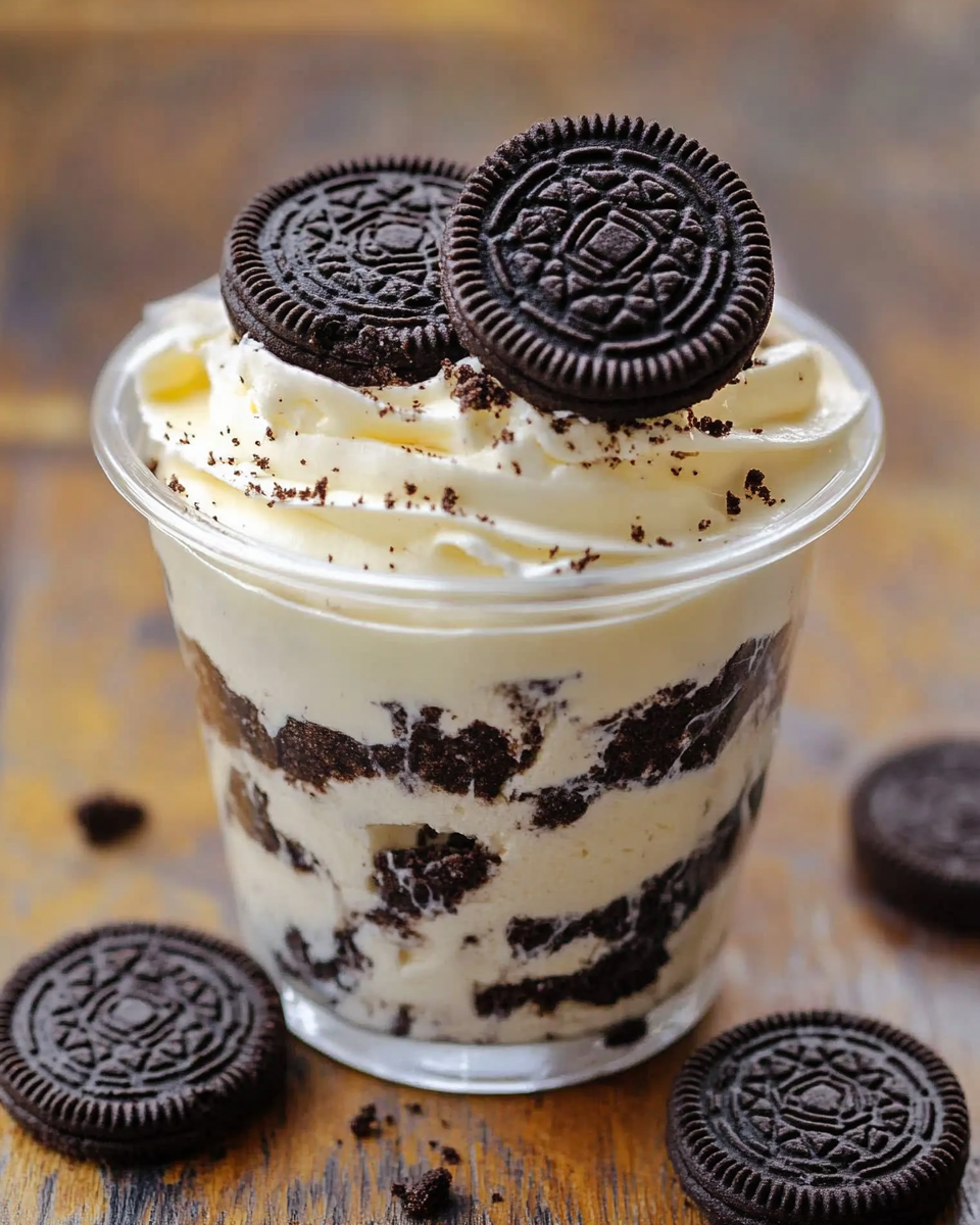 Cookies and Cream Cheesecake Cups