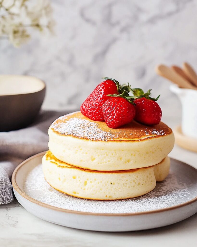 Jiggly Japanese Soufflé Pancakes