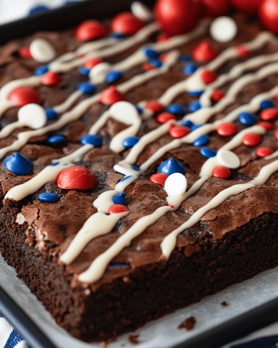Fourth of July Brownies