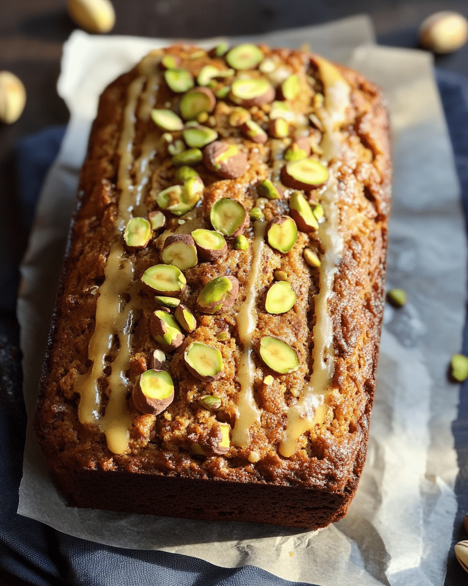 Pistachio Banana Protein Bread