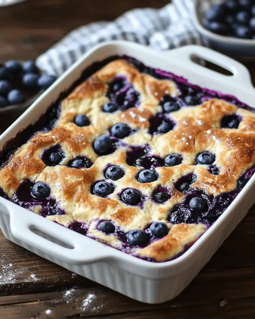 Blueberry Buttermilk Pancake Casserole