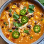 Creamy Chicken Enchilada Soup