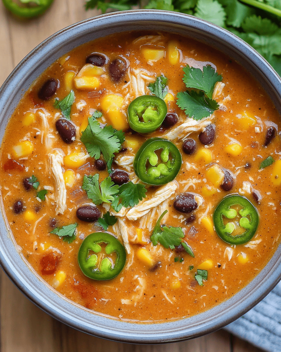 Creamy Chicken Enchilada Soup