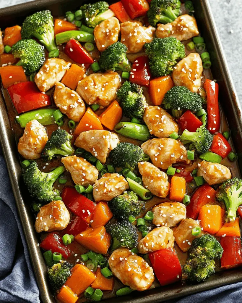 Sheet Pan Sesame Chicken and Veggies
