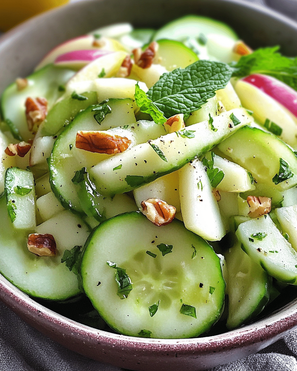 Crunchy Cucumber Apple Salad