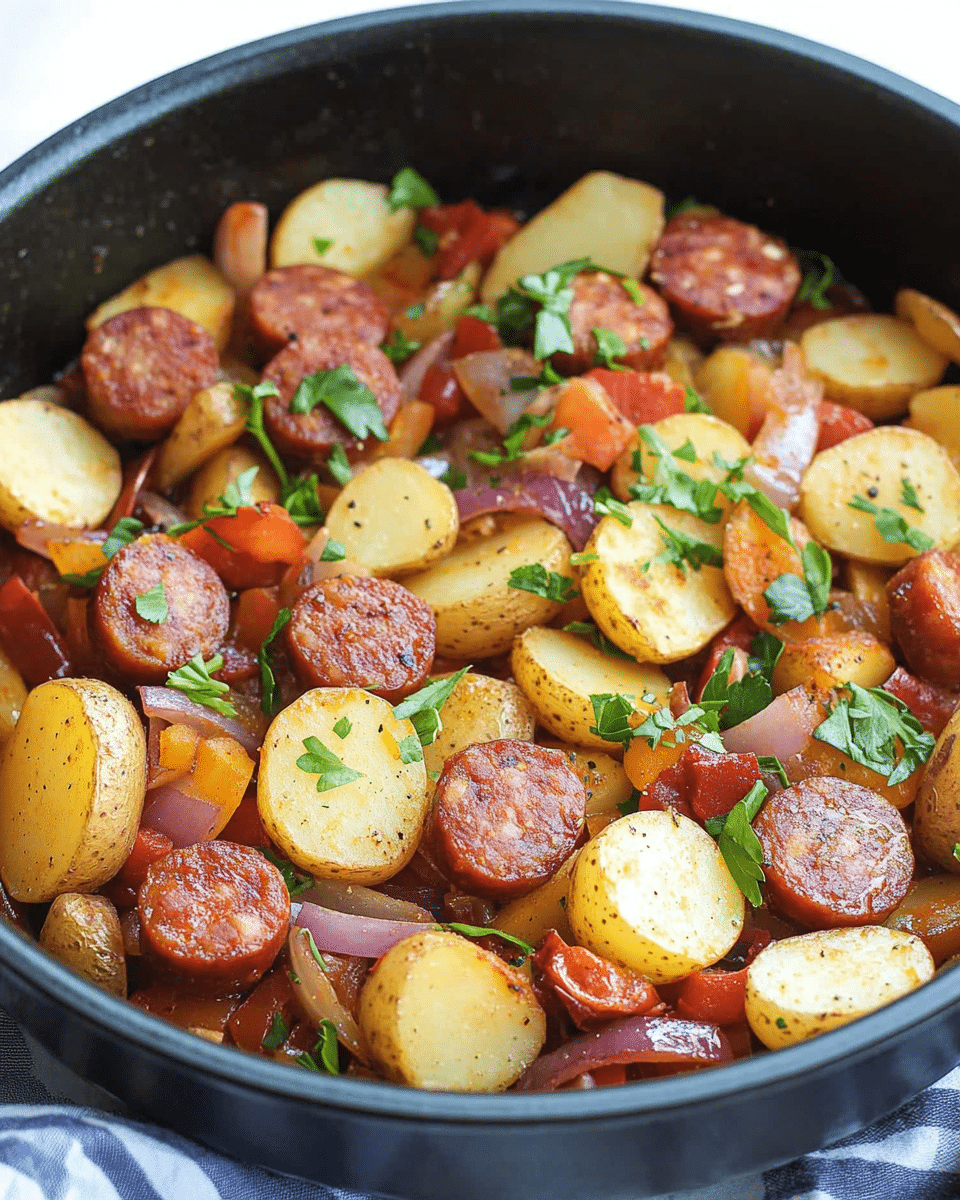 Sausage and Potatoes Skillet