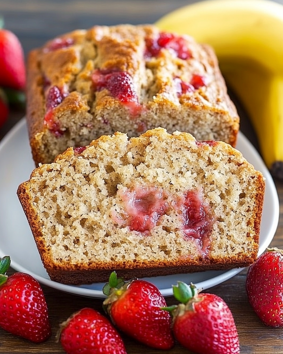 Banana Strawberry Bread