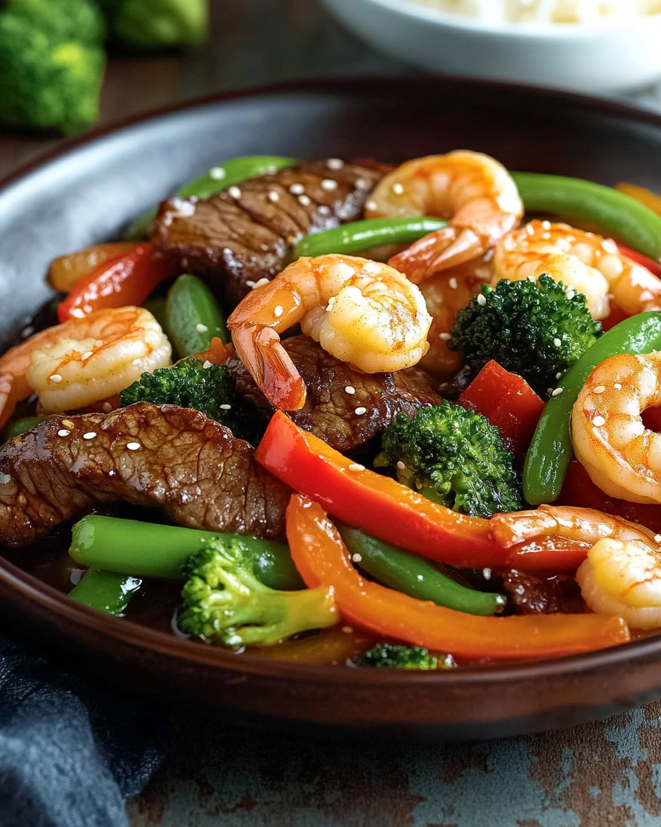 Steak and Shrimp Stir Fry