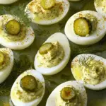 Dill Pickle Deviled Eggs