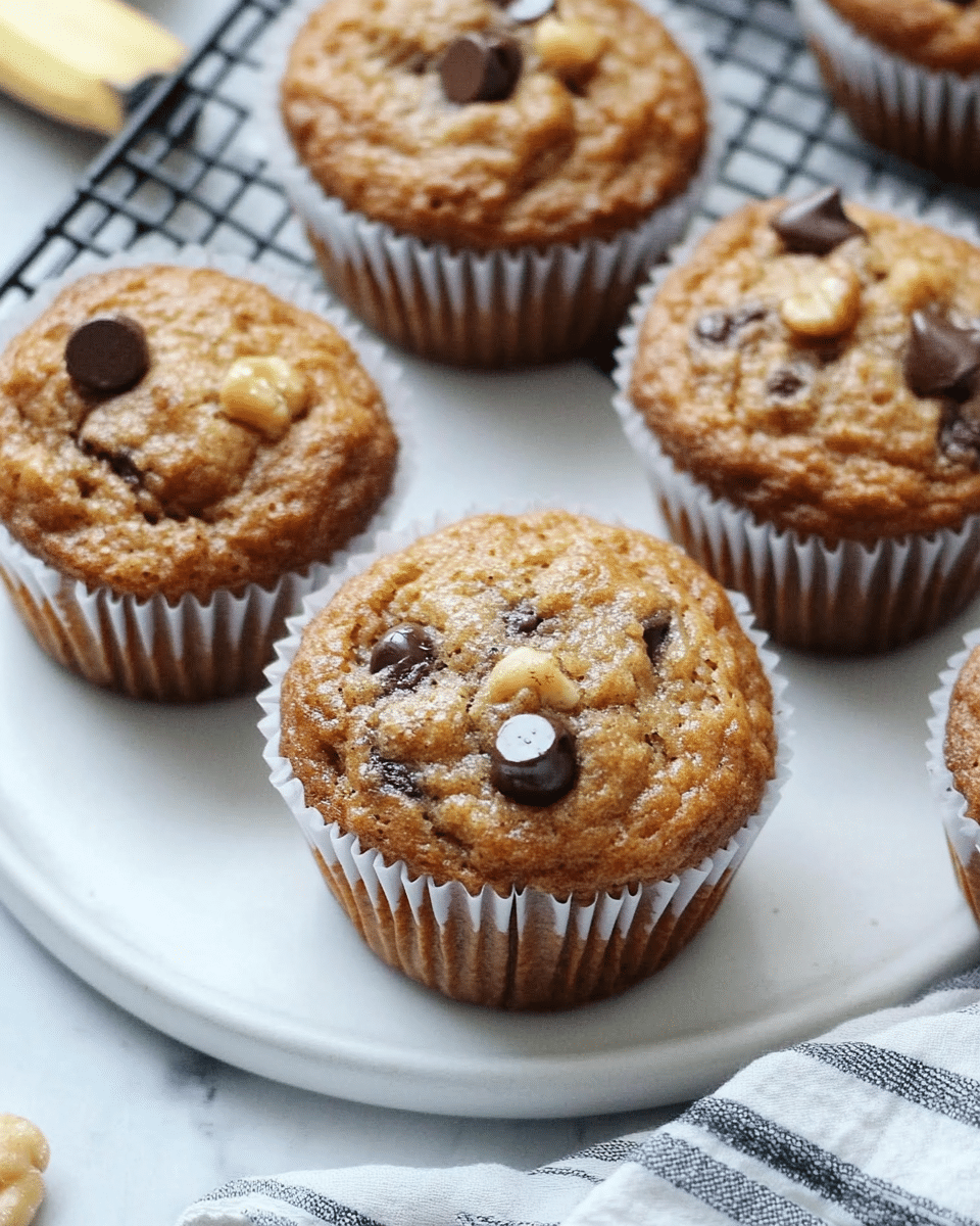 Fluffy Banana Bread Muffins