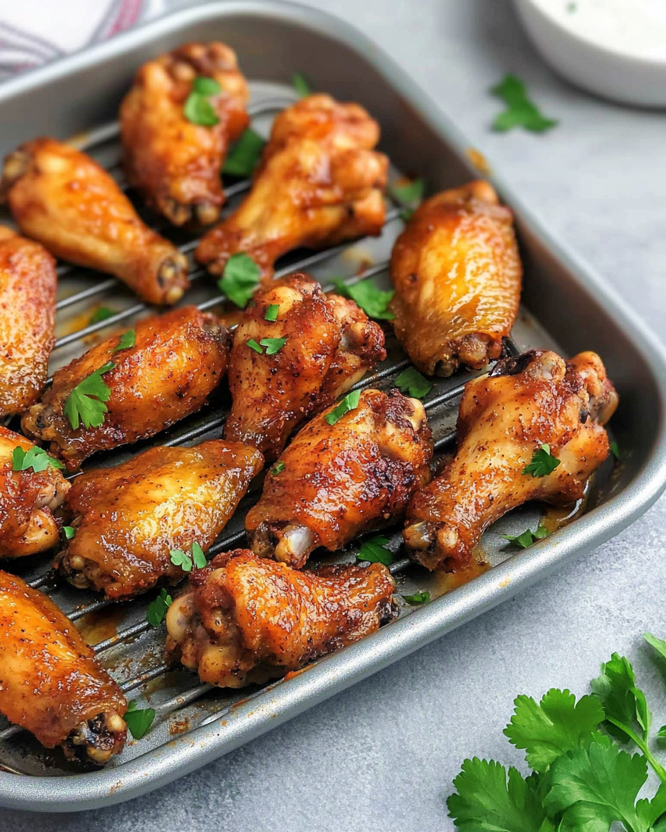 Spicy Baked Chicken Wings
