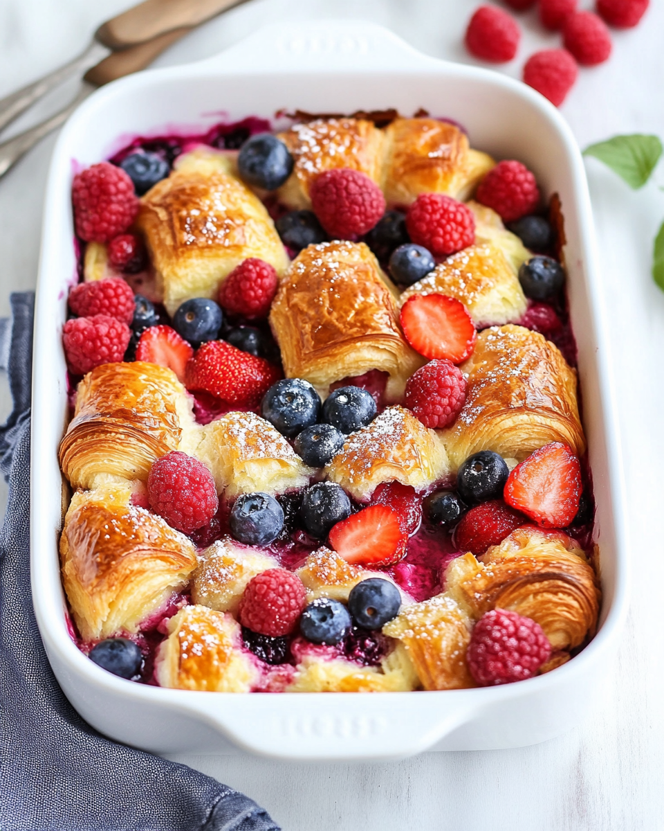 Berry Croissant Bake