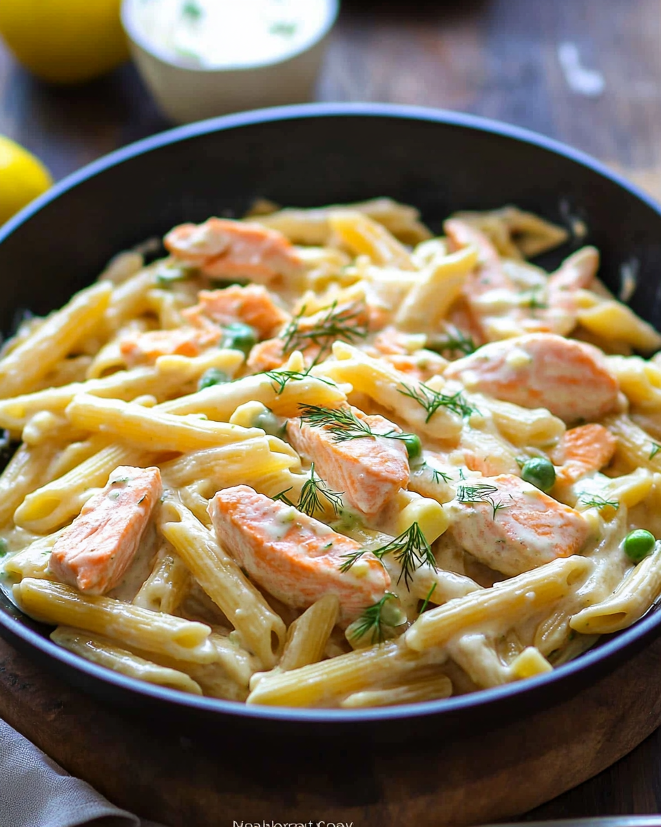 Creamy Salmon Penne