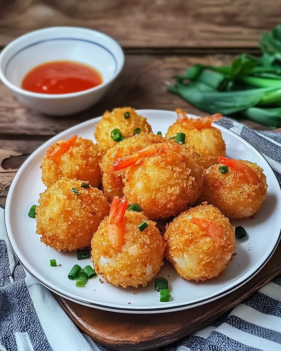 Golden Potato Shrimp Ball
