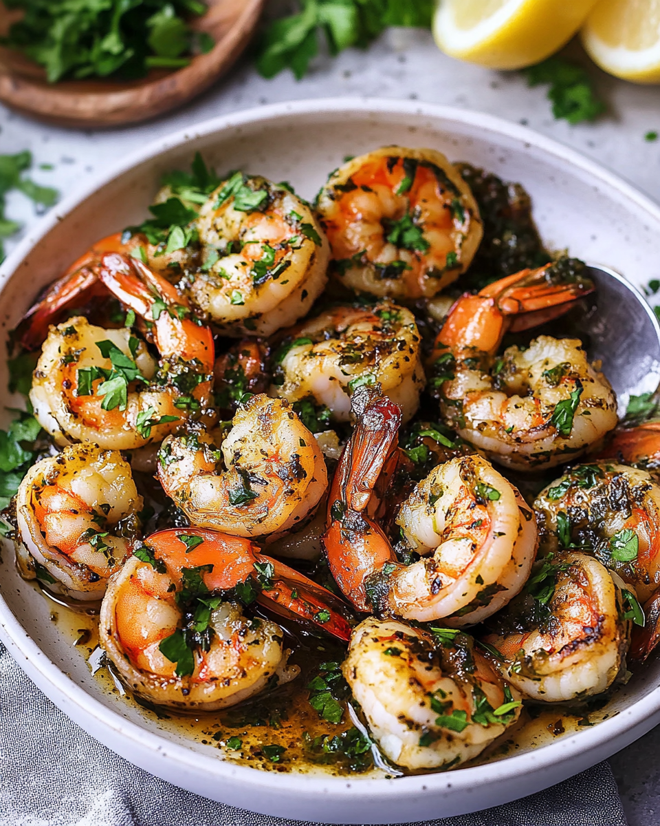 Pan-Seared Chimichurri Shrimp